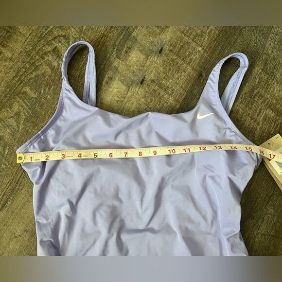 Nike Women's Essential Solid U Back One Piece Swimsuit-Size Large - Picture 6 of 9